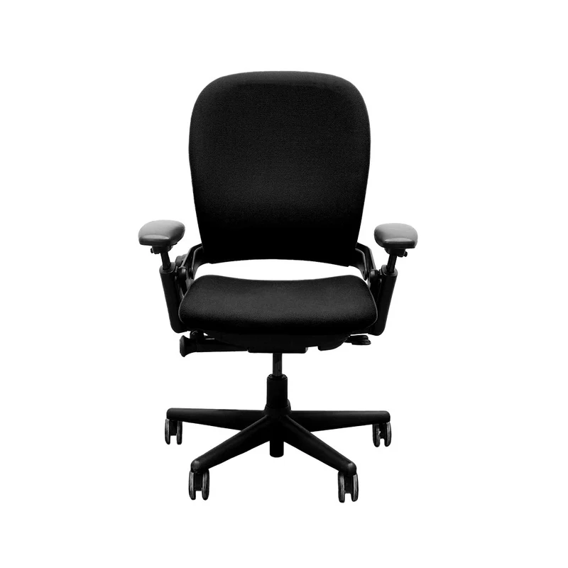 Steelcase : Leap V1 Sedia da ufficio - Struttura nera/Tessuto nero - Ricondizionata