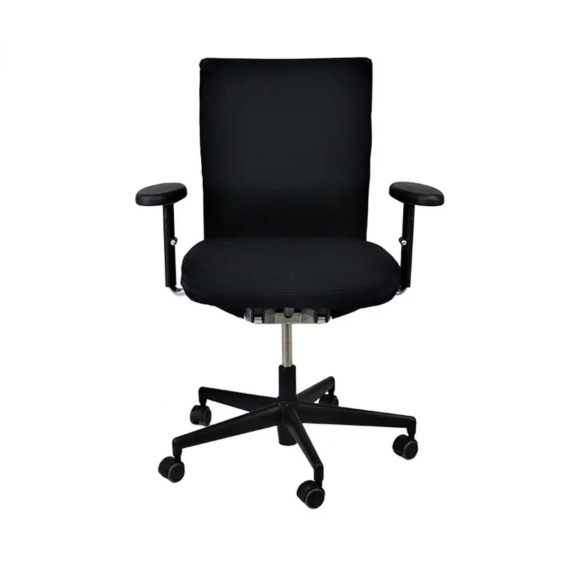 Vitra : Axess Sedia da ufficio in tessuto nero - Ricondizionata