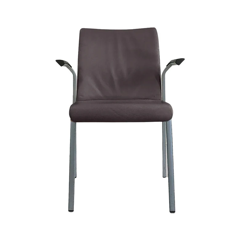 Steelcase Sedia impilabile in tessuto grigio - Ricondizionata