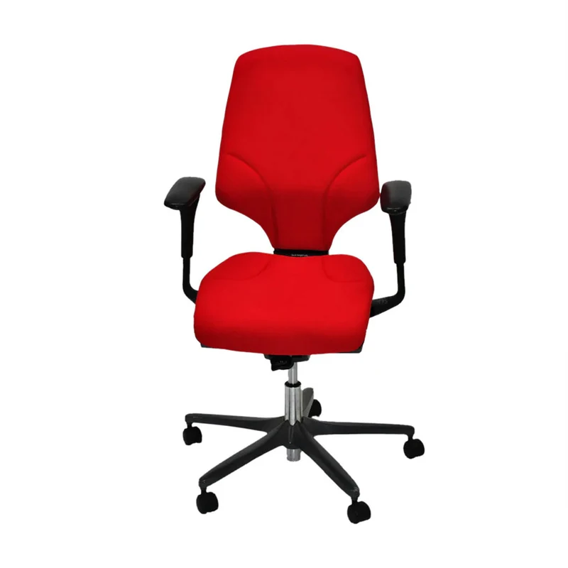 Giroflex Sedia da ufficio G64 in tessuto rosso - Ricondizionata