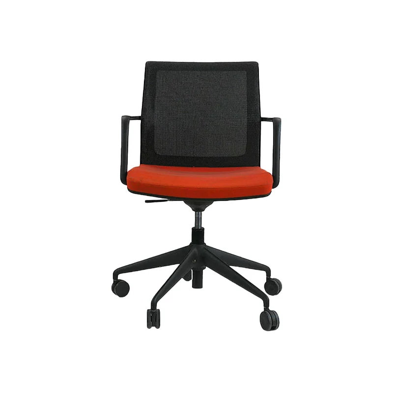 Orangebox: sedia operativa Workday Lite Work in tessuto rosso originale - rinnovata