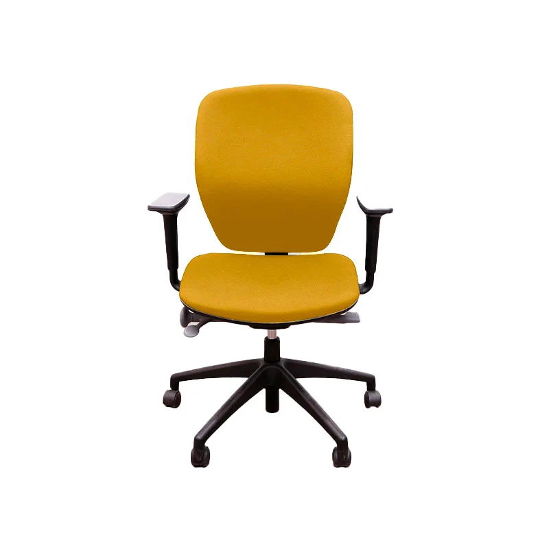 Orangebox: sedia da task Joy -02 in tessuto giallo - rinnovato