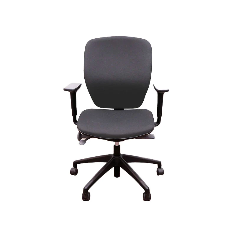 Orangebox: Sedia operativa Joy-02 in tessuto grigio - Ristrutturata