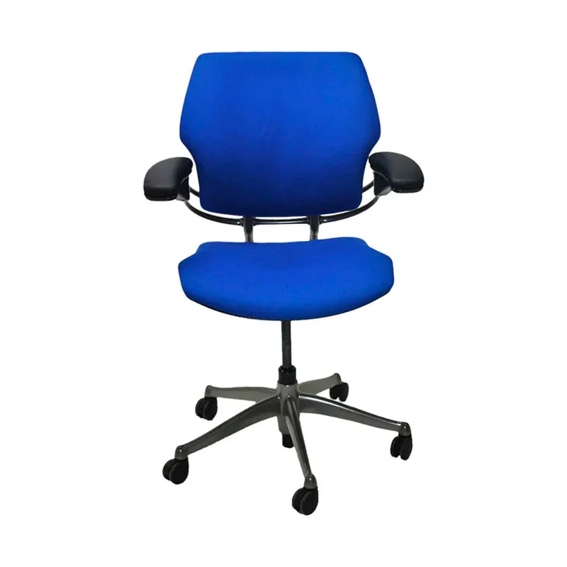 Humanscale : Freedom Sedia da ufficio in tessuto blu - Ricondizionata