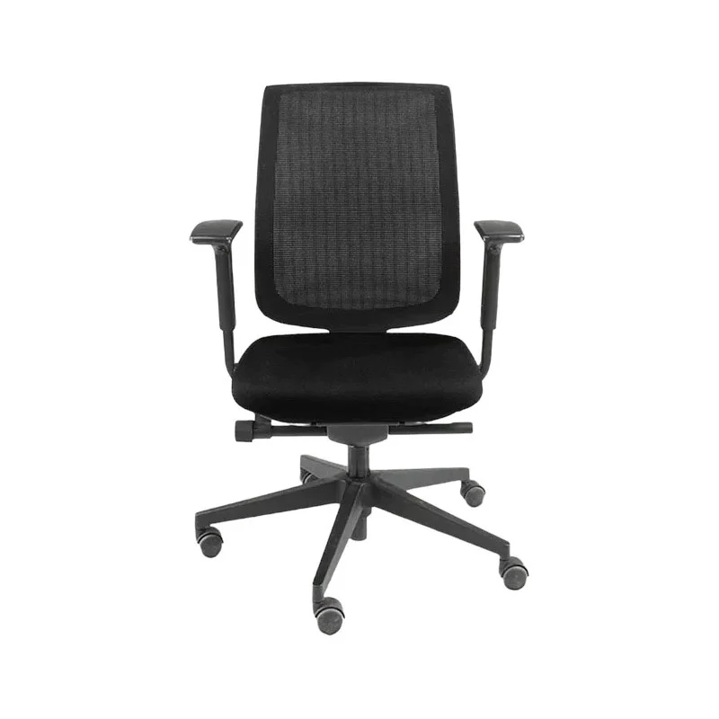 Steelcase : Sedia da ufficio Reply con schienale in rete in tessuto nero - Ricondizionata