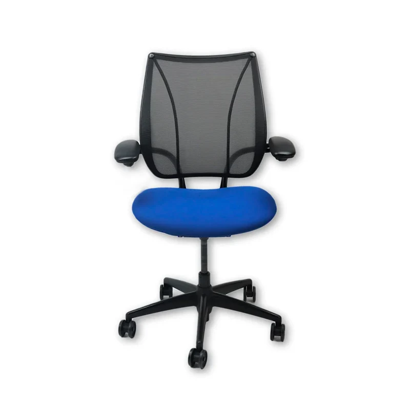 Humanscale : Liberty Sedia da ufficio in tessuto blu - Ricondizionata