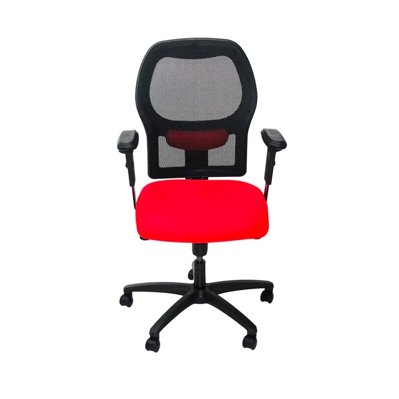 Ahrend Sedia da ufficio modello 160 in tessuto rosso - Ricondizionata