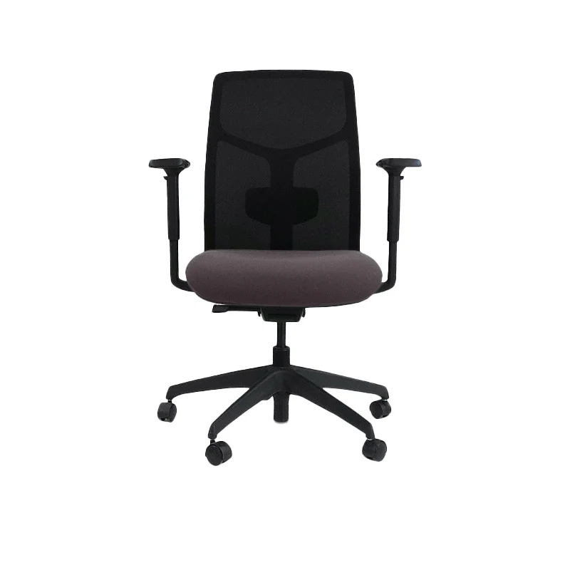 Boss Design : Tauro in tessuto grigio - sedia operativa - ricondizionata