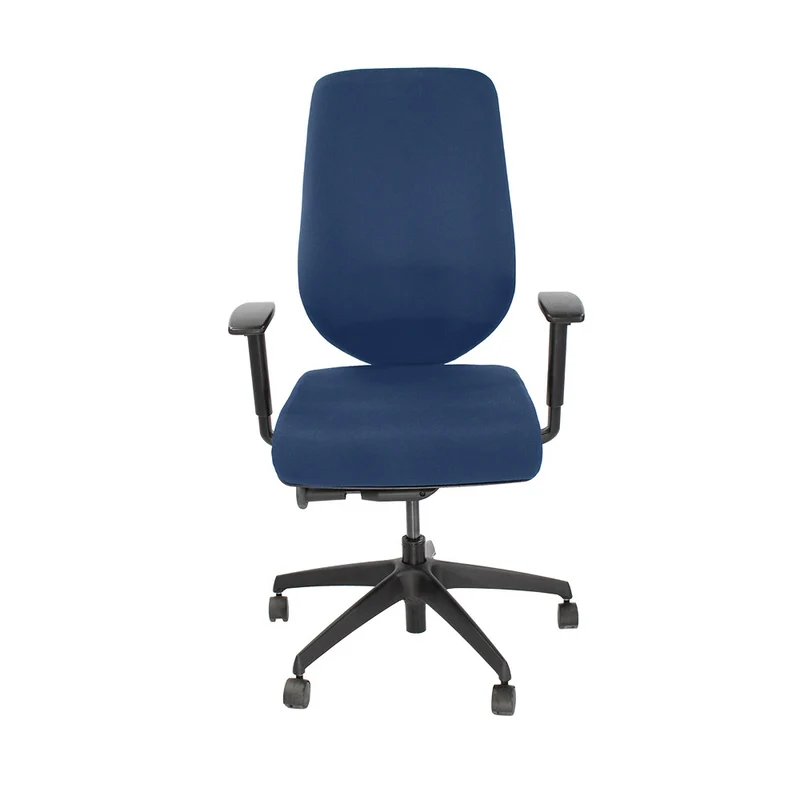 Boss Design : Sedia operativa Key - Nuovo tessuto blu - Ricondizionata