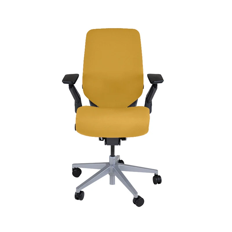 Steelcase : Sedia da ufficio ergonomica Gesture - Tessuto giallo - Ricondizionata