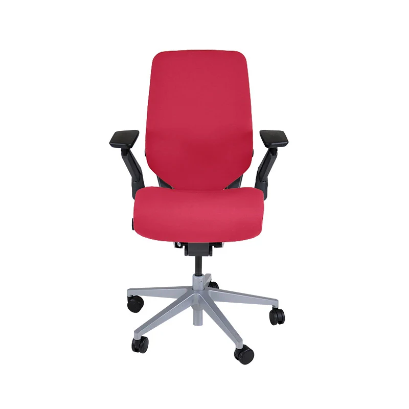 Steelcase : Sedia da ufficio ergonomica Gesture - Tessuto rosso - Ricondizionata
