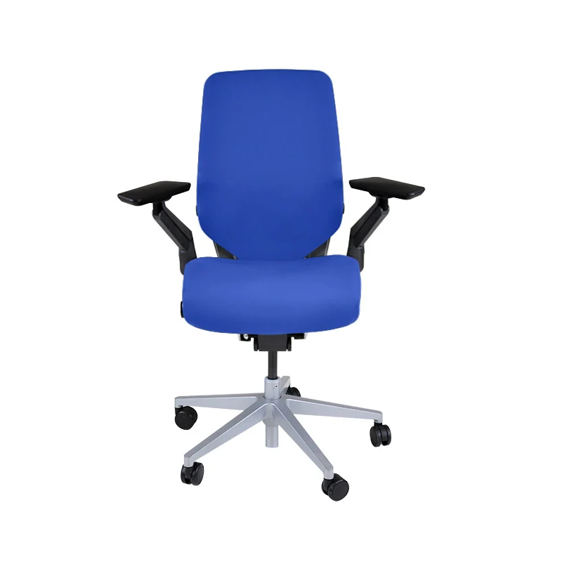 Steelcase : Sedia da ufficio ergonomica Gesture - Tessuto blu - Ricondizionata