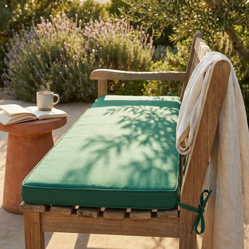 Cuscino Real 150 Verde Scuro in Poliestere