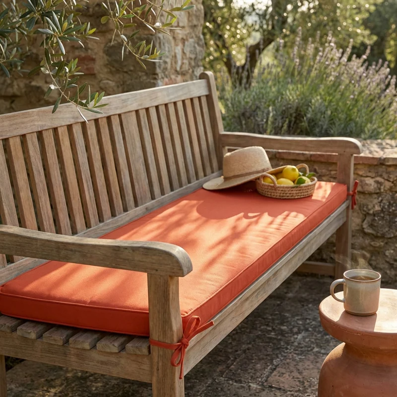 Cuscino Real 110 Arancione in Poliestere