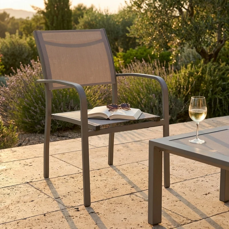 Poltrona Savannah in Alluminio Premium