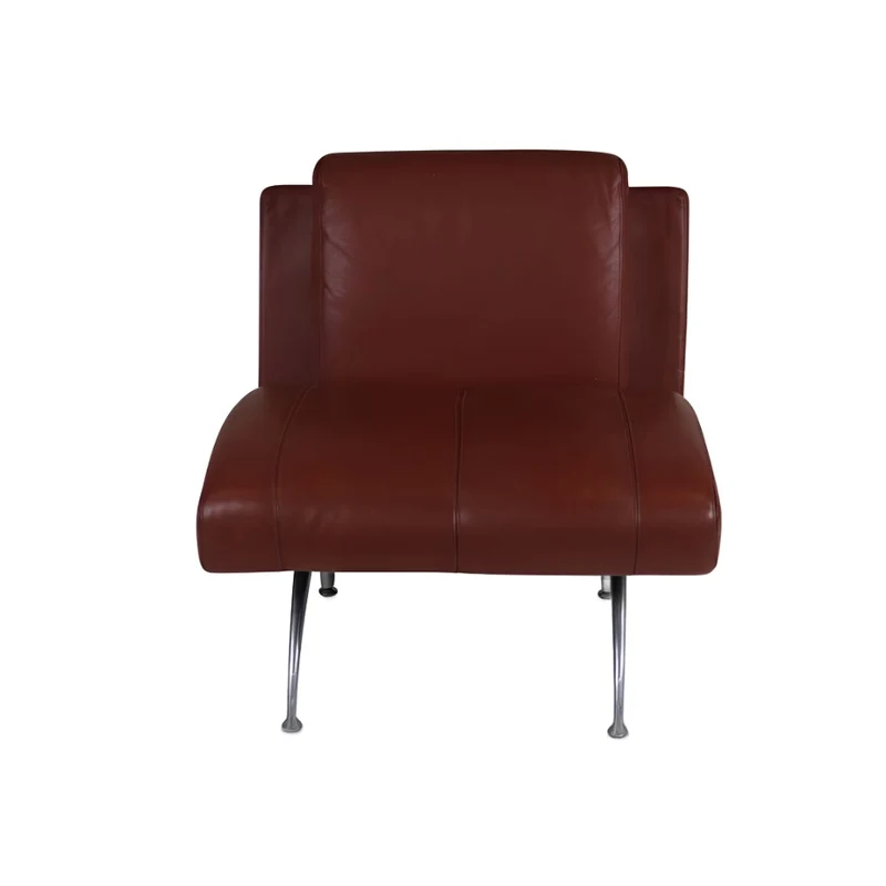 Moroso: sedia a design in pelle morbida - rinnovata