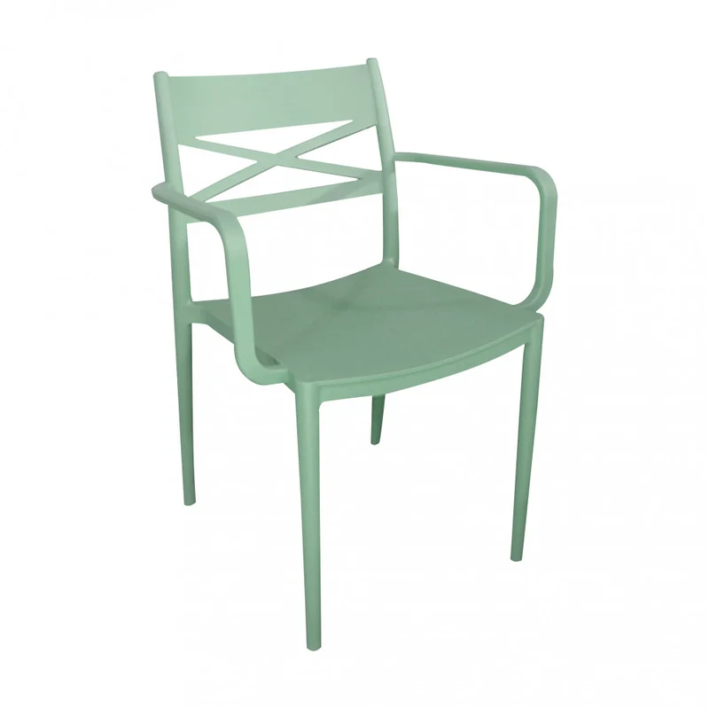 Poltrona Darleen Verde Scuro: Comfort e Stile in Polipropilene