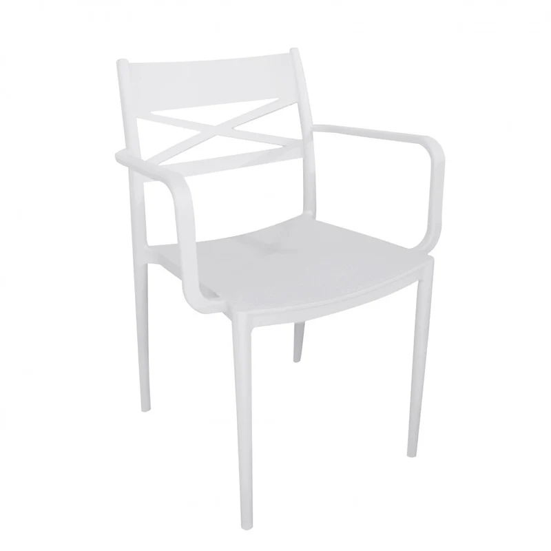 Poltrona Darleen Bianca: Comfort e Stile in Polipropilene