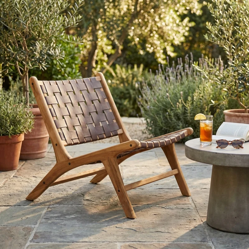 Poltrona Alexander in Teak di Prima Scelta