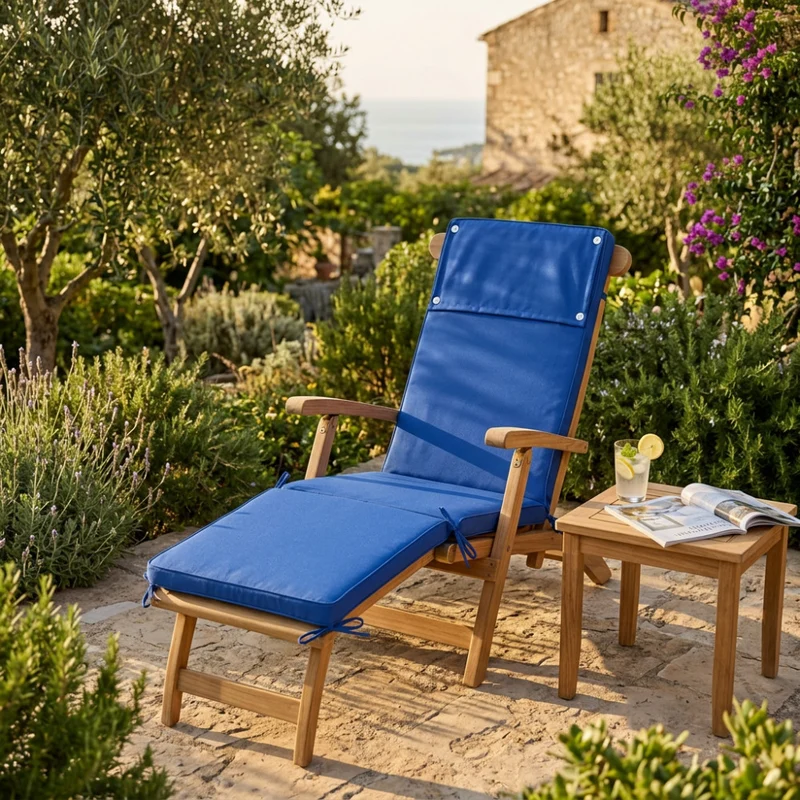 Cuscino Real Steamer Blu Scuro in Poliestere