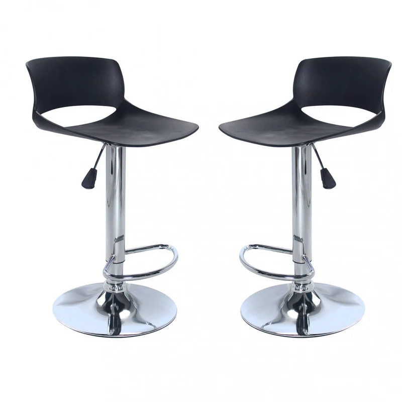 Sgabello LENOX con Base Cromata