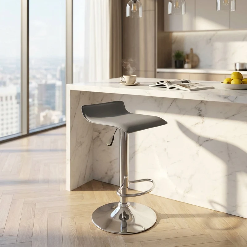 Sgabello Jake in Ecopelle Premium
