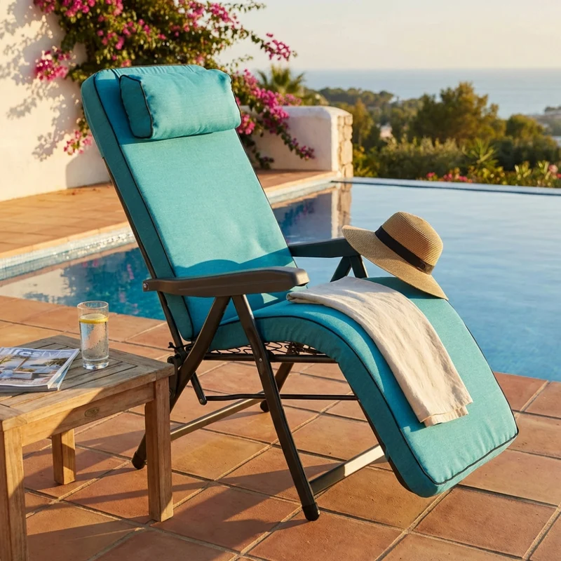 Poltrona Relax Paradiso Automatica in Acciaio e Tessuto