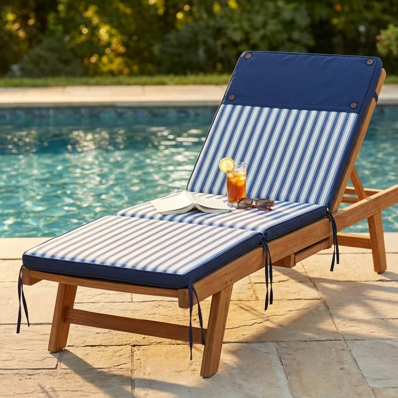 Cuscino Steamer Riga Blu con Rivestimento Sfoderabile