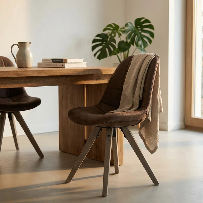 Sedia Cosma con Impunture Geometriche