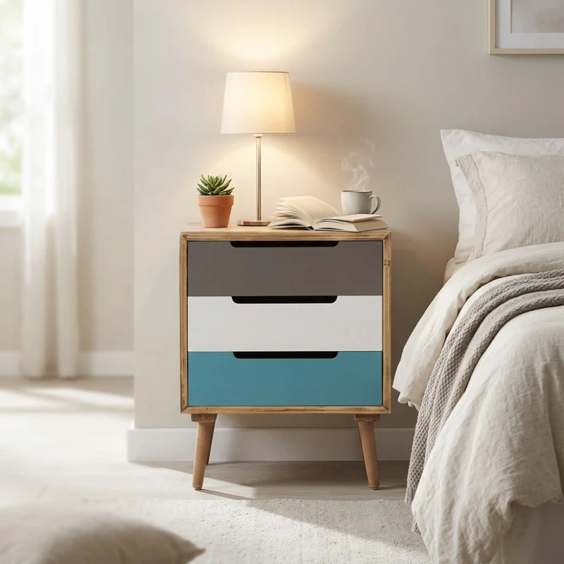 Cosma Cassettiera Con Cassetti Colorati